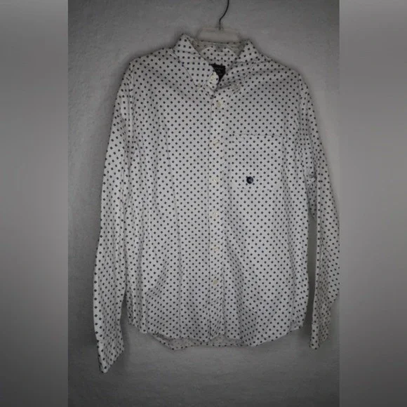 Abercrombie and Fitch Men's Button Down Long Sleeve Shirt Sz XL Formal Office - Picture 1 of 11